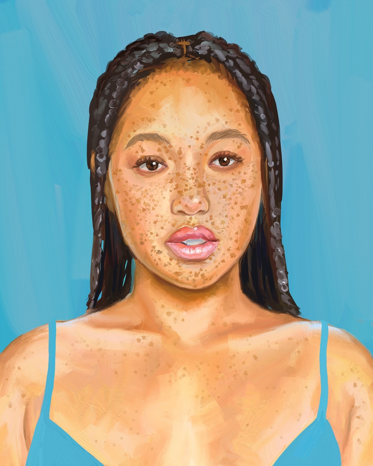 Salem Mitchell portrait ArtRage digital art