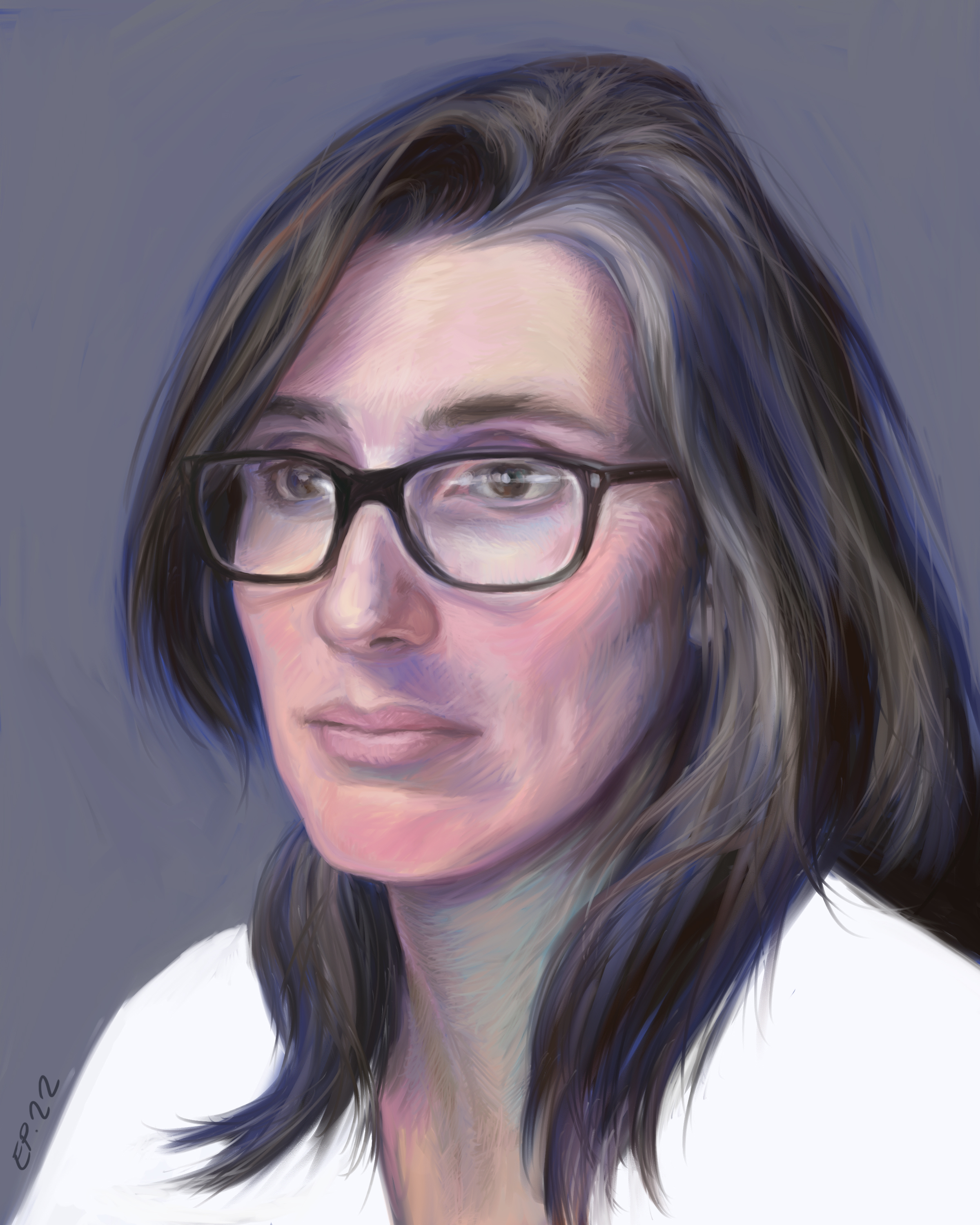 Self-portrait of Emma Pittson